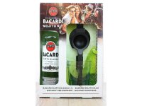 Bacardi Carta Blanca + Glas+ Mojito KIT 0,7l +GB