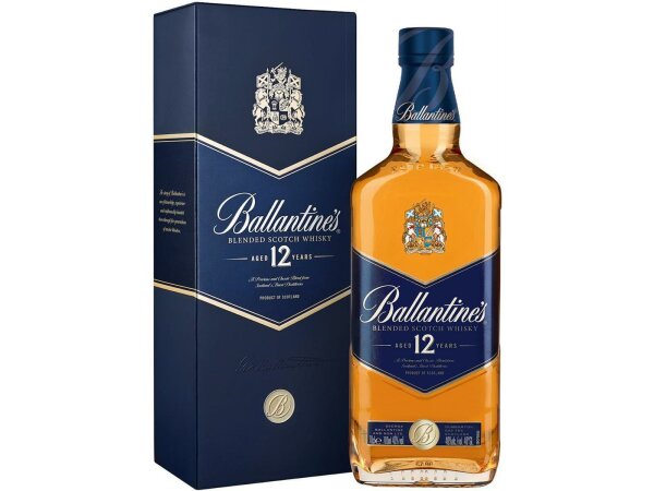 Ballantines 12 J. Old Blended Scotch Whisky  0,7l