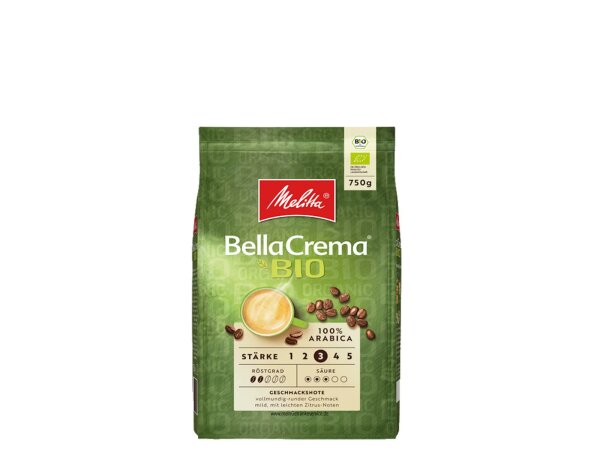 Melitta BellaCrema Bio Kaffeebohnen 750g