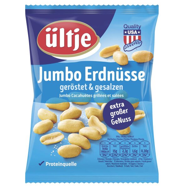 ültje Jumbo Erdnüsse geröstet & gesalzen 200g