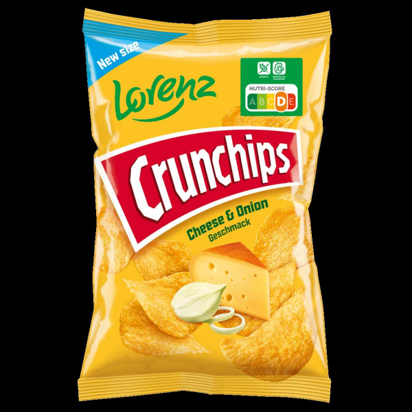 Lorenz Crunchips Cheese & Onion 150g