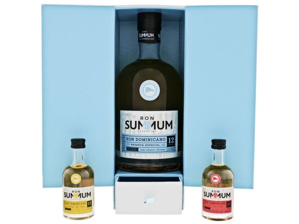 Summum 12YO Reserva Especial 0,7l + Miniatures (Sauternes Finish/Malt Whisky Fin)