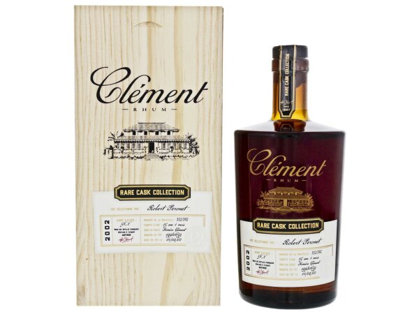 Clement Rhum Vieux Rare Cask Collection 2002 Matured 15 Jahre and 1 month 0,5l +