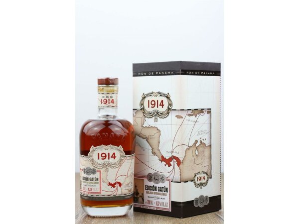 Ron 1914 Panama Rum EDICIÓN GATÚN Barrel Aged Rum  0,7l