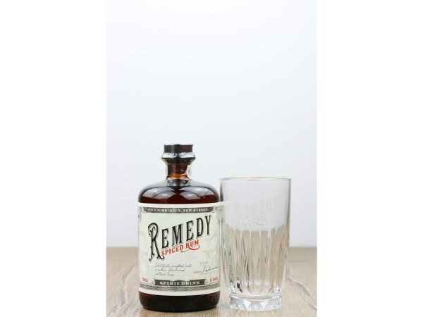 Highball 41,5% Remedy ml GB Spiced Rum - Glas 700