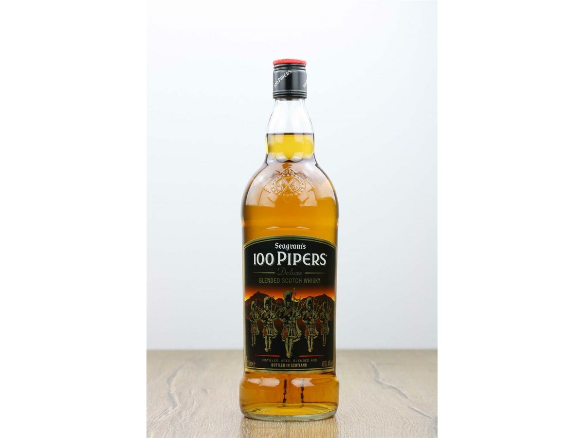 Seagrams 100 Pipers Scotch Whisky 1,0l