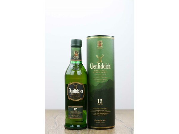 Glenfiddich 12YO Malt Whisky 0,5l +GB
